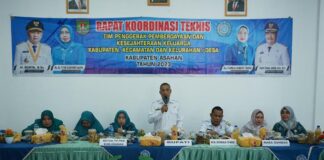 Asisten Pemerintahan dan Kesejahteraan Rakyat Buka Rakornis TP PKK Kabupaten Asahan di Kecamatan Tanjung Balai