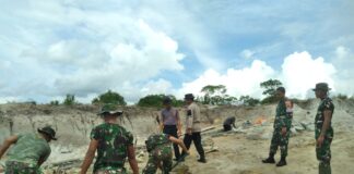 Dansatgas Tinjau Lokasi dan Progres Pengerjaan TMMD Kodim 0318/Natuna