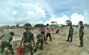 Dansatgas Tinjau Lokasi dan Progres Pengerjaan TMMD Kodim 0318/Natuna