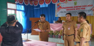 Bupati Natuna Lantikan dan Ambil Sumpah PAW Anggota BPD Binjai