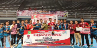 Wabup Natuna Tutup Open Turnament Putsal, Lismana FC Juara
