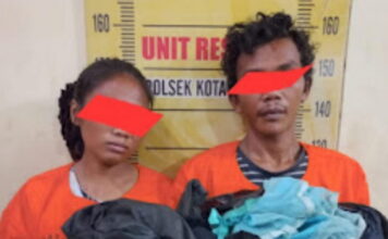 Unit Reskrim Polsek Kota Kisaran Ungkap dan Ringkus Pasutri Pelaku Pencurian