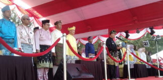 Ketua Beserta Anggota DPRD Natuna Mengikuti Upacara Hari Jadi Kabupaten Natuna Ke-24