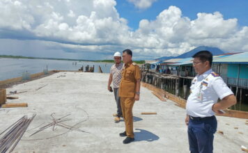 Pantau Pembangunan Pelabuhan Penagi, Bupati Natuna : Semoga Segera Terselesaikan Seluruhnya