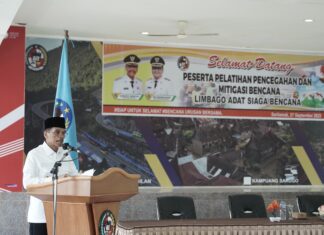 Bupati Safaruddin Buka Pelatihan Pencegahan dan Mitigasi Bencana, Ini Sasarannya