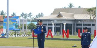 Danlanud RSA Natuna Pimpin Upacara Peringatan Hari Kesaktian Pancasila