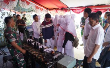 Meriahkan HUT Ke-78 TNI, Korem 011/Lilawangsa Gelar Pameran Alutsista
