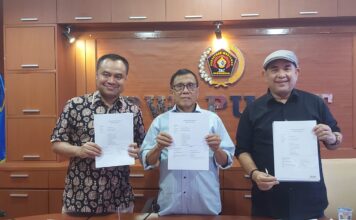 Hendry Ch Bangun umumkan Kepengurusan PWI Periode 2023 – 2028