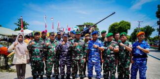 Kasrem 011/LW Secara Resmi Tutup Pameran Alutsista TNI