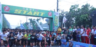 Bupati Asahan Lepas Peserta Fun Run HUT ke 78 TNI