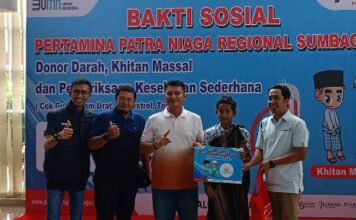 Pertamina Patra Niaga Gelar Donor Darah dan Khitanan Massal di Batam