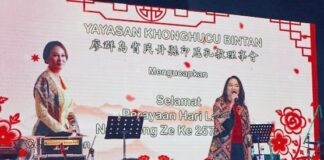 Lewat Program IJD, Cen Bantu Pembangunan Jalan dan Halaman Parkir Klenteng Yayasan Khonghucu Bintan