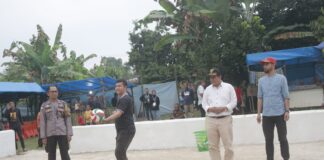 Kadisparpora Buka Open Tournamant Bola Voli P3A Cup IX di Lapangan Sawahpadang