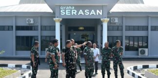 Aslog Kasau Tinjau Bangfas Terpusat di Lanud Raden Sadjad Natuna