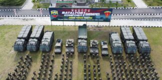 Batalyon Komposit 1/Gardapati Gelar Uji Siap Tempur Pasukan di Natuna