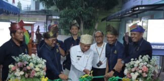 Bupati Asahan Ikuti Peresmian Galeri UMKM dan Pusat Oleh Oleh Asahan KPKNL Kisaran