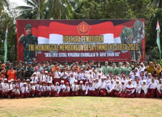 Berjalan Dengan Sukses, TMMD ke 118 Kodim 0318/Natuna Resmi Ditutup