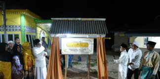 Gubernur Ansar Ahmad Resmikan Masjid Baburrahim di Desa Tanjung Keriting Lingga