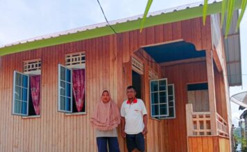Rumah Menjadi Layak Huni, Penerima BSPS Pulau Bukit Lingga Ucapkan Terimakasih Kepada Cen Sui Lan