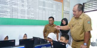 Wakil Bupati Asahan Tinjau Pelaksanaan ANBK Tingkat Sekolah Dasar