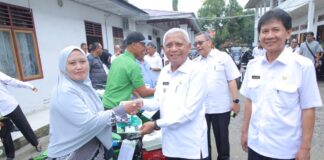 Pemkab Asahan Menyerahkan Bantuan ALSINTAN Serta Sosialisasi Penggunaannya