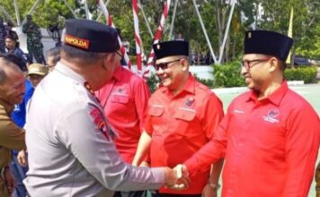 Ketua DPRD Batam Nuryanto Hadiri Gelar Pasukan Operasi Mantap Brata 2023-2024 Pemilu 2024