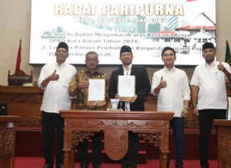 DPRD dan Pemko Batam Setujui Perda Pajak Daerah dan Retribusi Daerah