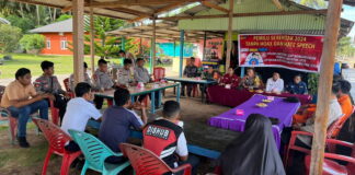 Kapolres Natuna Ajak Jajaran Polsek Bangun Sinergitas Untuk Pemilu Aman dan Damai