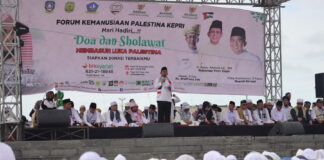 Gubernur Ansar Bersama Ribuan Masyarakat Gelar Doa dan Sholawat Untuk Palestina