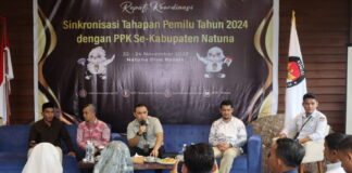 Jadi Narasumber Rakor Tahapan Pemilu 2024, Kajari Natuna Minta Penyelenggara Pemilu Jaga Netralitas