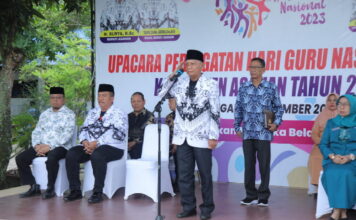 Bupati Asahan Pimpin Upacara Peringatan Hari Guru Nasional Ke 78 Tahun 2023