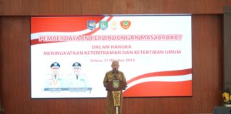 Bupati Buka Satlinmas Dilingkungan Pemkab Asahan