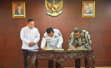 Sukseskan Pilkada 2024, Gubernur Ansar Tandatangani NPHD dengan KPU dan Bawaslu Kepri