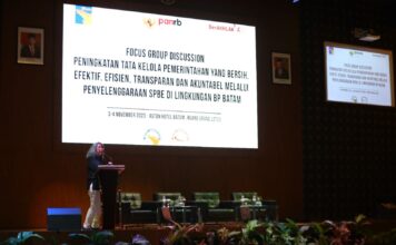 Wujudkan Tata Kelola Pemerintahan, BP Batam Gelar FGD Penyelenggaraan SPBE