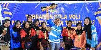Tim Voli Putri Deskes Raih Juara 1 Turnamen Bupati Cup 2023