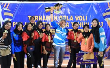 Tim Voli Putri Deskes Raih Juara 1 Turnamen Bupati Cup 2023