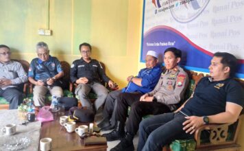 Wakapolres Natuna Sambangi Kantor PWI Ajak Berpartisipasi Ciptakan Pemilu Aman dan Damai