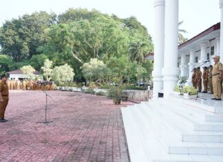 Pimpin Apel Gabungan Dilingkungan Pemkab Bupati Asahan Tegaskan Reformasi Birokrasi Sebagai Pondasi Bagi Visi Misi