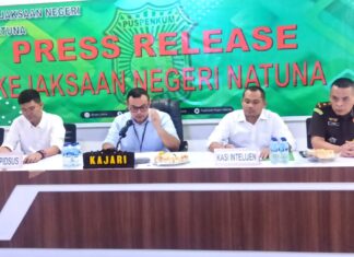 Tersangka Kasus Korupsi Pengelolaan Keuangan Perusda Natuna Diserahkan ke Pengadilan