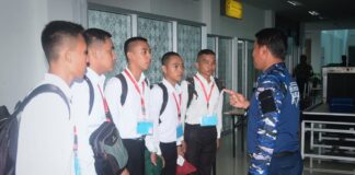 Danlanud RSA Lepas 5 Casis Bintara Prajurit Karier TNI AU Gelombang II Angkatan 52 TA 2023