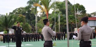 Pimpin Upacara Hari Pahlawan, Kapolres Natuna Kepalkan Tangan dan Gelorakan Semangat Juang