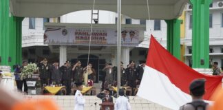 Jadi Irup Hari Pahlawan, Bupati Sampaikan Sambutan Mensos RI, Ini Pesannya