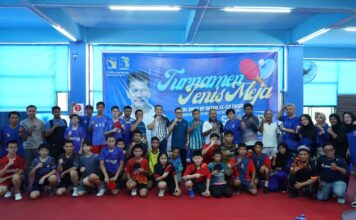 Turnamen Tenis Meja Hari Bakti BP Batam Perebutkan Hadiah Jutaan Rupiah