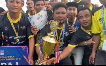 Media FC Juara Piala Bupati Lingga 2023 Setelah Drama Adu Penalti
