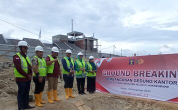 Kemenkumham RI Mulai Bangun Gedung Bapas Kelas II Lhokseumawe