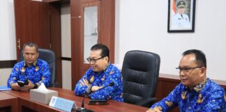Melalui Zoom Meeting, Jasman Hadiri Rakor bersama Pj Kepala Daerah Se-Indonesia