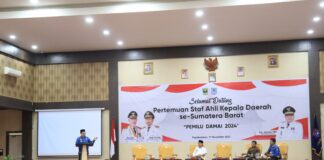 Pertemuan Staf Ahli Kepala Daerah se-Sumatera Barat, Apungkan Tema ‘Pemilu Damai 2024’