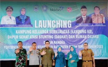 Launching Program Kampung KB, Pj Bupati Buteng : Upaya Percepatan Penurunan Stunting