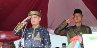 Pimpin Upacara Hari Jadi Lingga Ke-20, Bupati M Nizar Sampaikan Sejumlah Capaian