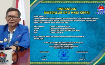DPD HNSI Kepri Segera Melakukan Musda